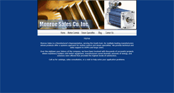 Desktop Screenshot of monroesales.com